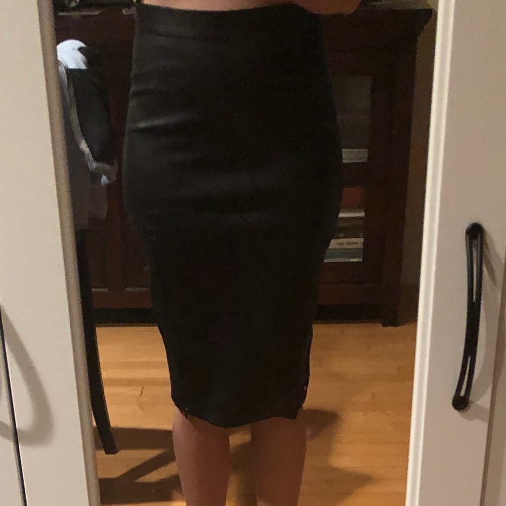 Theory leather skirt!